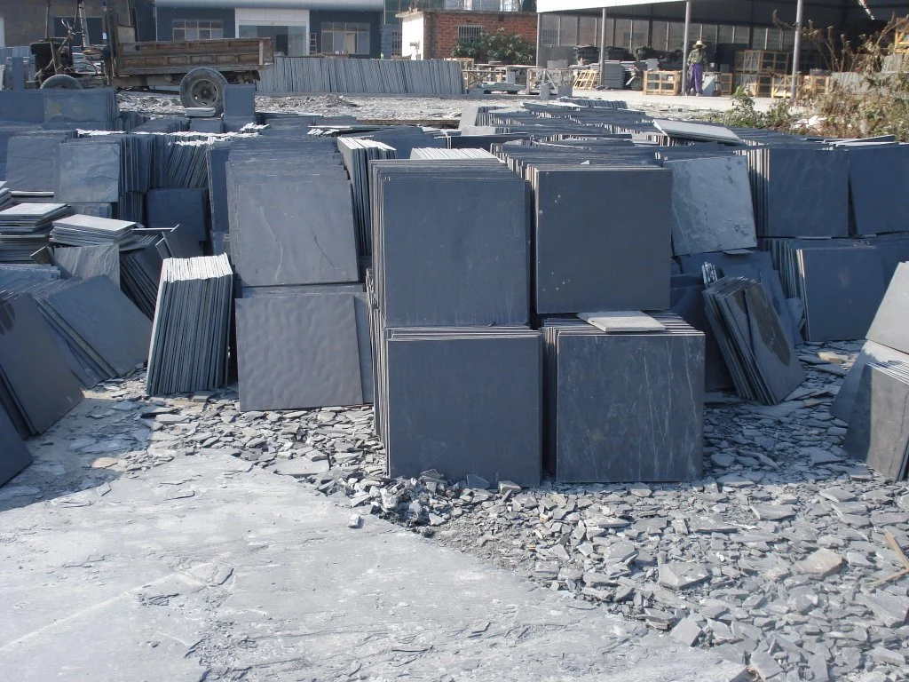 Hot Sell China Black Slate Tiles, Slate Mushroom Tiles, Slate Roofing Tiles