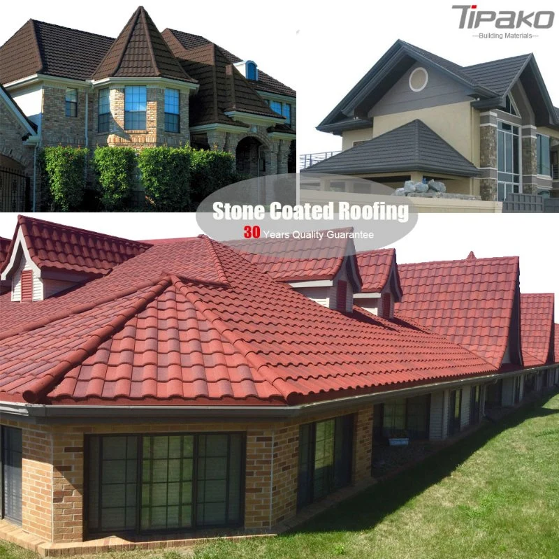 Stone Slate Prepainted PPGI/PPGL Sheet Tile Roof Material Sheets Roofing Tiles